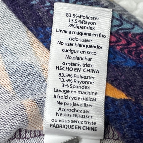 NWT Women’s Multi-Color Medium LuLaRoe Sarah Duster Cardigan - Picture 13 of 15